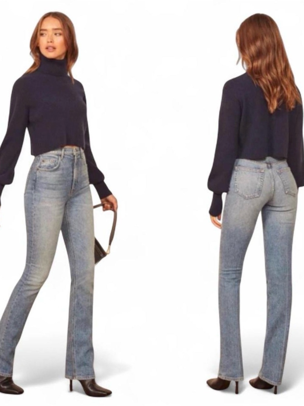 Reformation Peyton High Rise Boot Cut Jeans